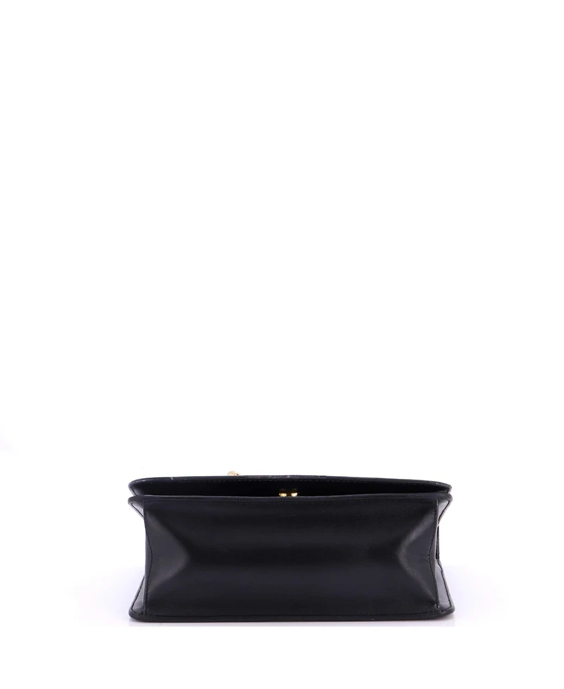 Pre-Owned Prada Small Chain Flap Bag Saffiano Leather