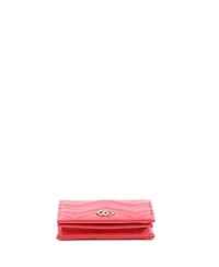 Pre-Owned Gucci Small Gg Marmont Bifold Wallet Matelasse Leather