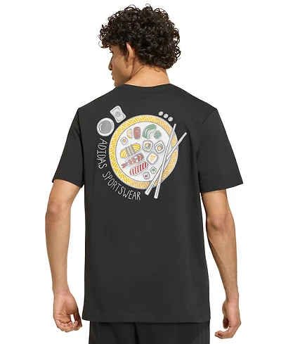 adidas Men's Sushi Logo Graphic Crewneck T-Shirt