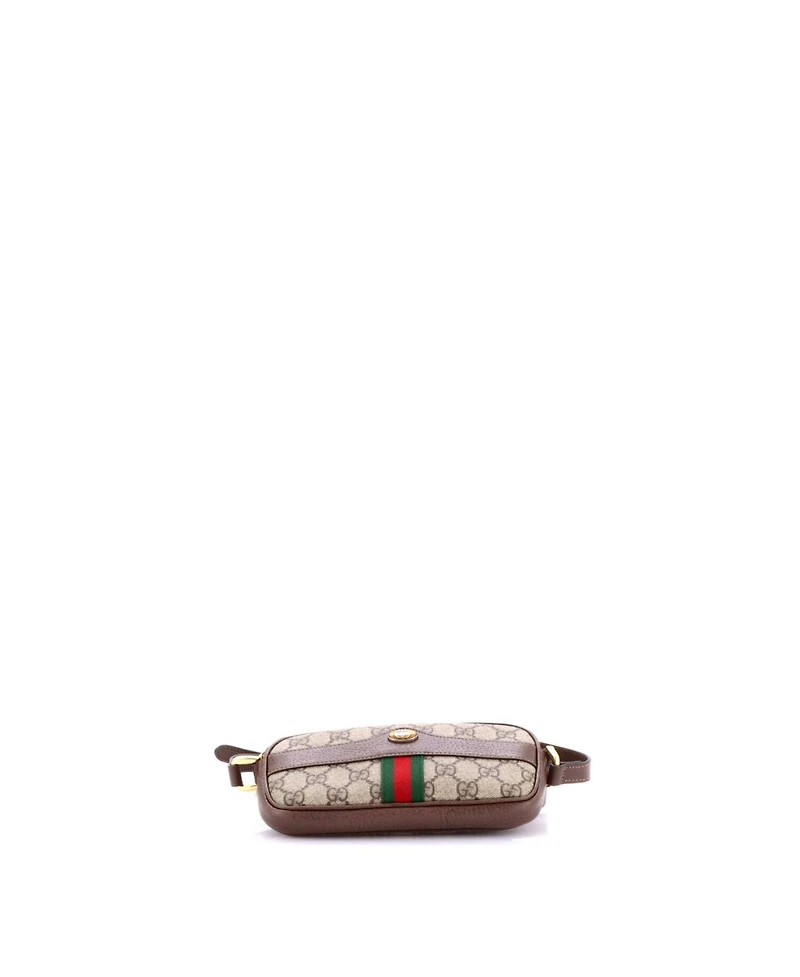 Pre-Owned Gucci Mini Ophidia Crossbody Bag Gg Coated Canvas