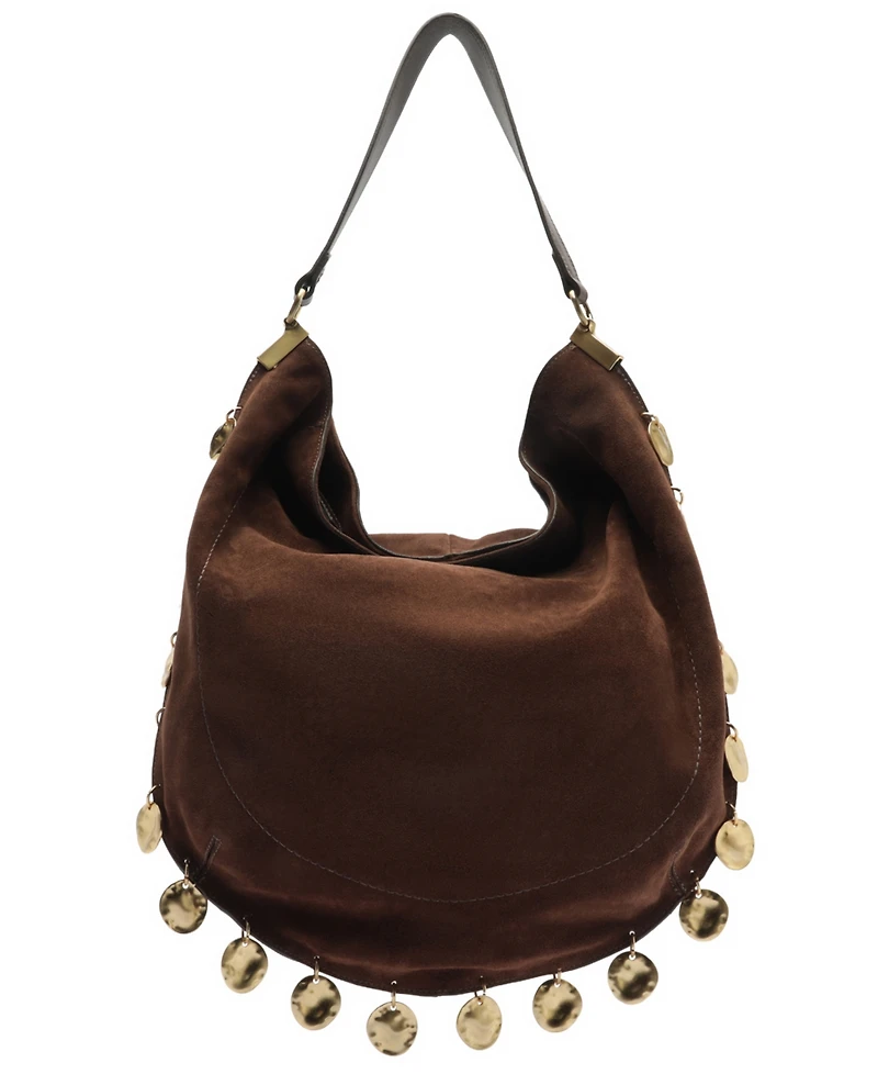 Arezzo Kira Large Leather Hobo Handbag