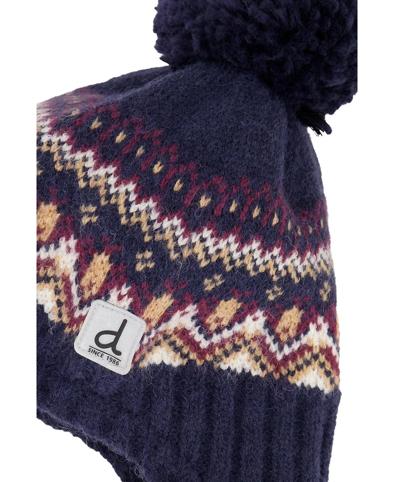 Deux par Deux Toddler Boy Winter (2-4) Peruvian Knit Hat with Pompom