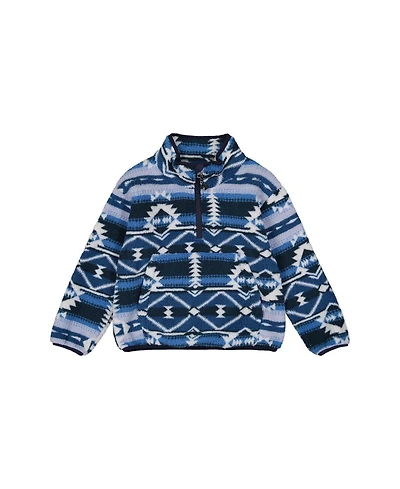 Deux par Toddler Boy (2T-5T) Mid-Season Plush Pullover Jacket Aztec