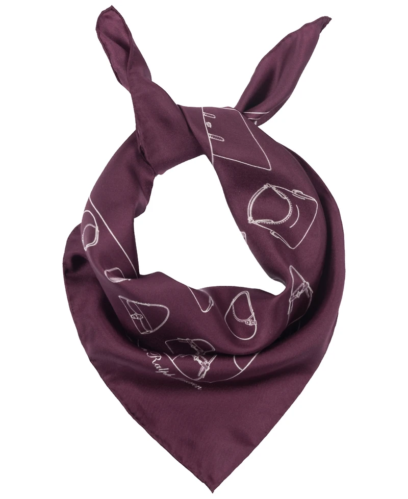 Lauren Ralph Handbag Conversational Small Square Scarf
