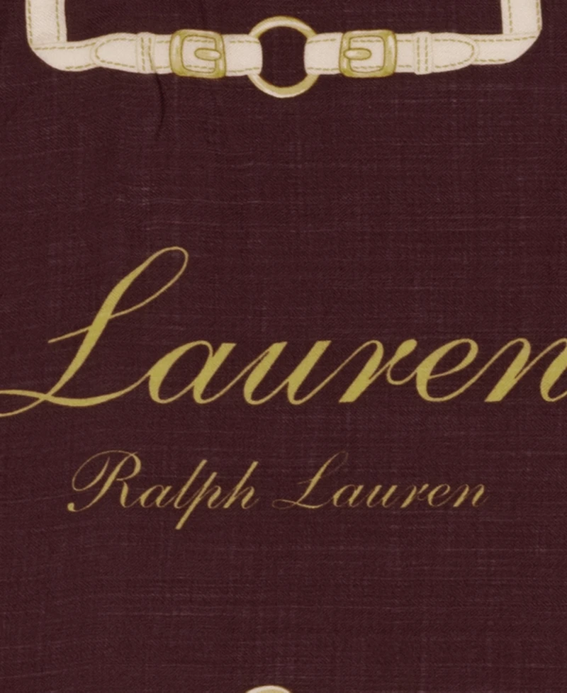 Lauren Ralph Belting Large Square Scarf