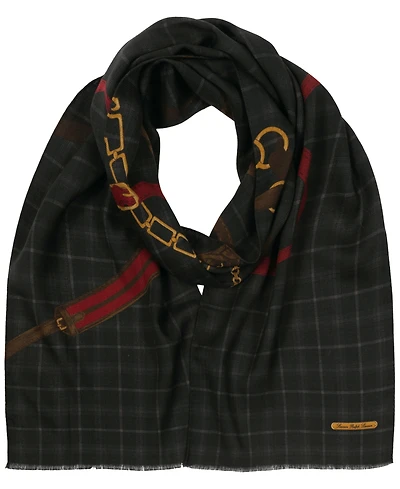 Lauren Ralph Lauren Equestrian Tattersall Oblong Scarf