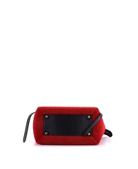 Pre-Owned Celine Mini Belt Bag Felt and Leather