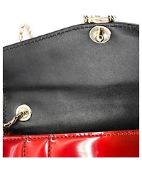 Pre-Owned Bvlgari Small Serpenti Forever Square Shoulder Bag Metallic Leather