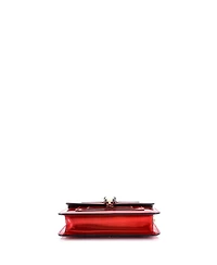 Pre-Owned Bvlgari Small Serpenti Forever Square Shoulder Bag Metallic Leather