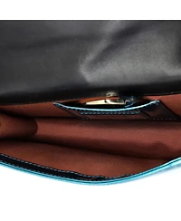 Pre-Owned Bvlgari Small Serpenti Forever Shoulder Bag Metallic Leather