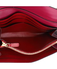 Pre-Owned Bvlgari Long Serpenti Forever Wallet on Chain Leather