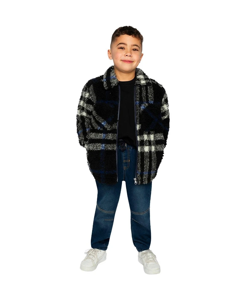 Deux par Little Boys (6-12) Zipped Overshirt