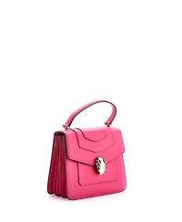 Pre-Owned Bvlgari Small Serpenti Forever Top Handle Bag Leather