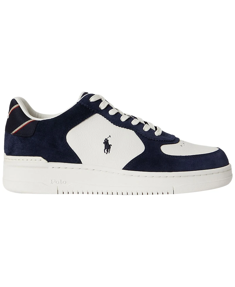 Polo Ralph Lauren Men's Masters Classic Low-Top Retro Sneakers