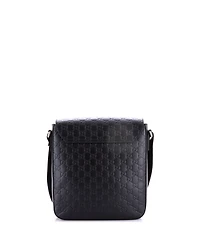 Pre-Owned Gucci Small Buckle Flap Messenger Bag Guccissima Leather