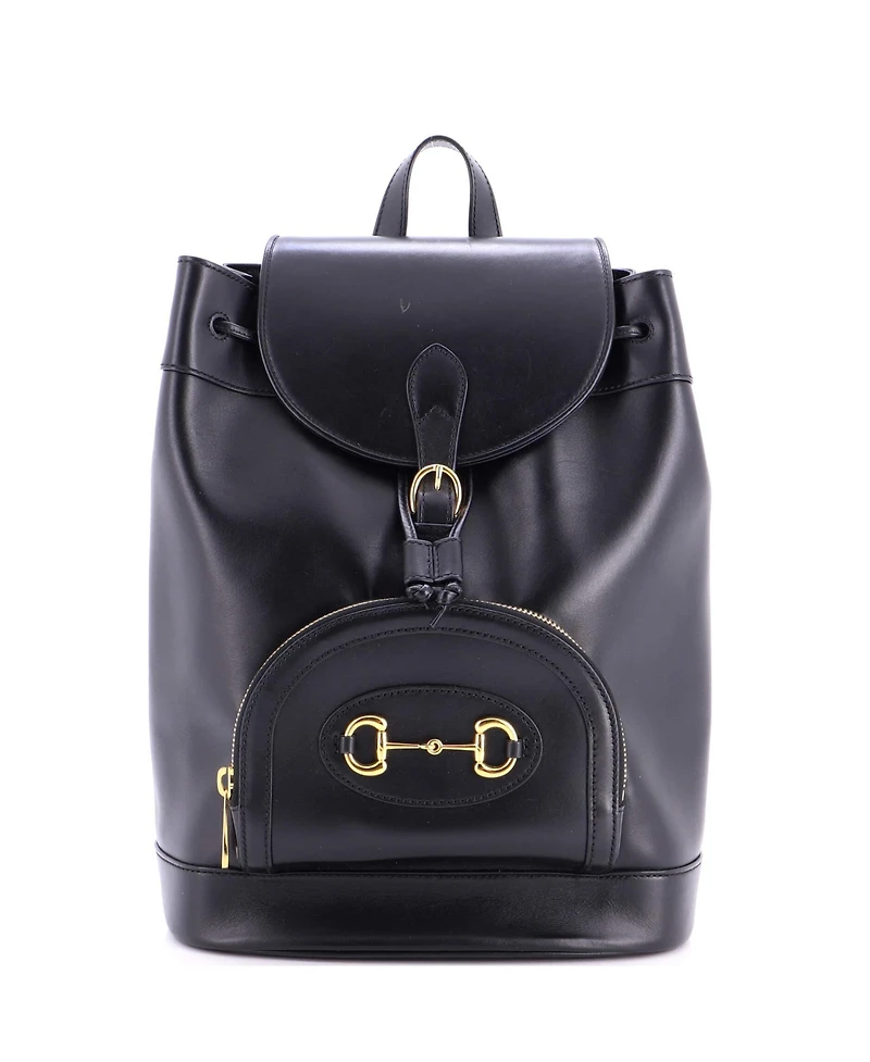 Pre-Owned Gucci Horsebit 1955 Backpack Leather