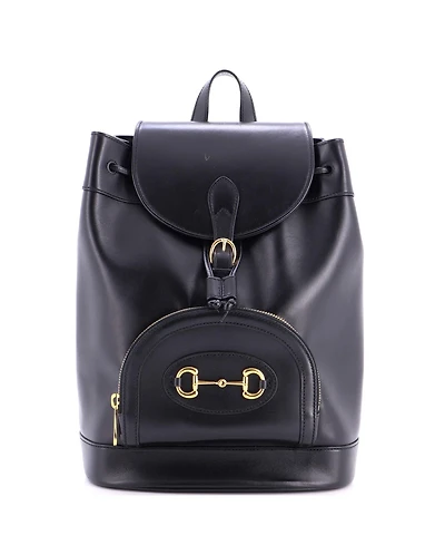 Pre-Owned Gucci Horsebit 1955 Backpack Leather