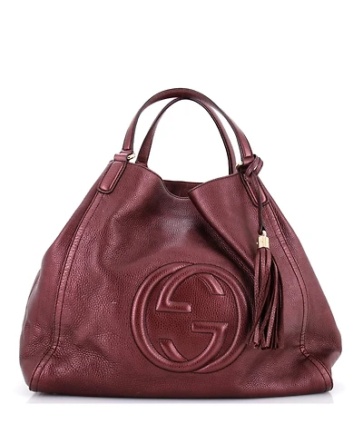 Pre-Owned Gucci Large Soho Shoulder Bag Leather
