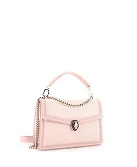 Pre-Owned Bvlgari Medium Serpenti Forever Shoulder Bag Quilted Leather