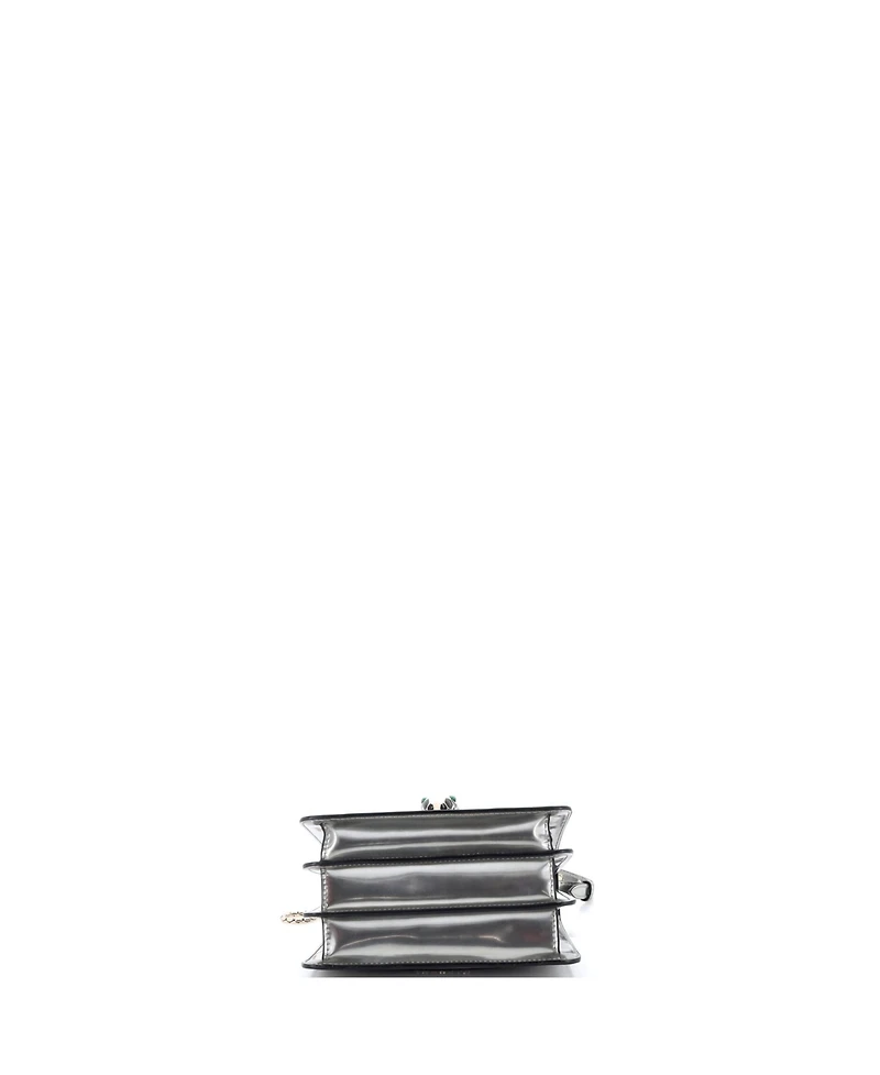 Pre-Owned Bvlgari Small Serpenti Forever Top Handle Bag Patent