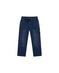 Deux par Little and Big Boy(6-12) French Terry Denim Pants