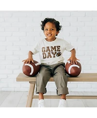 Sweet Wink Little Boys Game Day Patch Short Sleeve T-Shirt