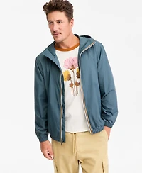 Sun + Stone Men's Felix Zip-Up Windbreaker Jacket, Macy's Exclusive