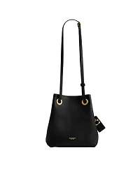 Coach Leather Jade Drawstring Crossbody Bag
