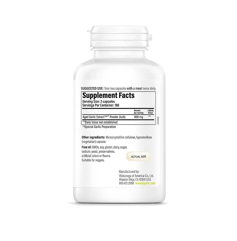 Kyolic Aged Garlic Extract Formula 300, Cardiovascular Health