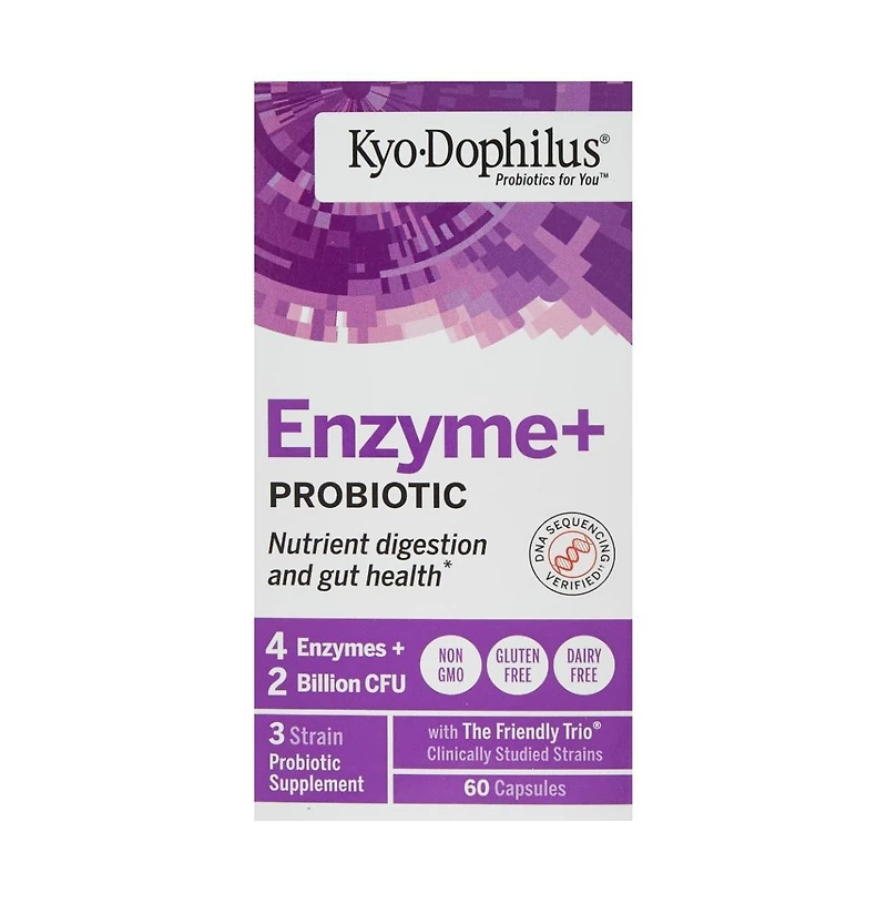 Kyo-Dophilus Enzymes+ Probiotic, Nutrient digestion and gut health