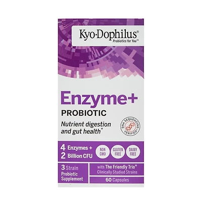 Kyo-Dophilus Enzymes+ Probiotic, Nutrient digestion and gut health