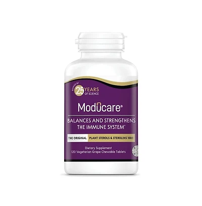 Moducare Daily Immune Support, Plant Sterol Dietary Supplement, Grape flavored , 120 chewable tablets