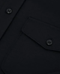Reiss Men's Mcshane Twin-Pocket Button-Through Overshirt