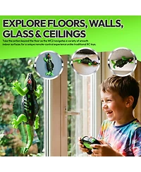Contixo Wall Climbing Rc Gecko with Glow-in-the-Dark Design, Led Eyes and Remote Control, Crawls on Floors, Walls, Ceilings and Glass, for Ages 3+