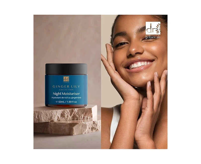 Dr. Botanicals Gingerlily Night Moisturiser 50milliliter