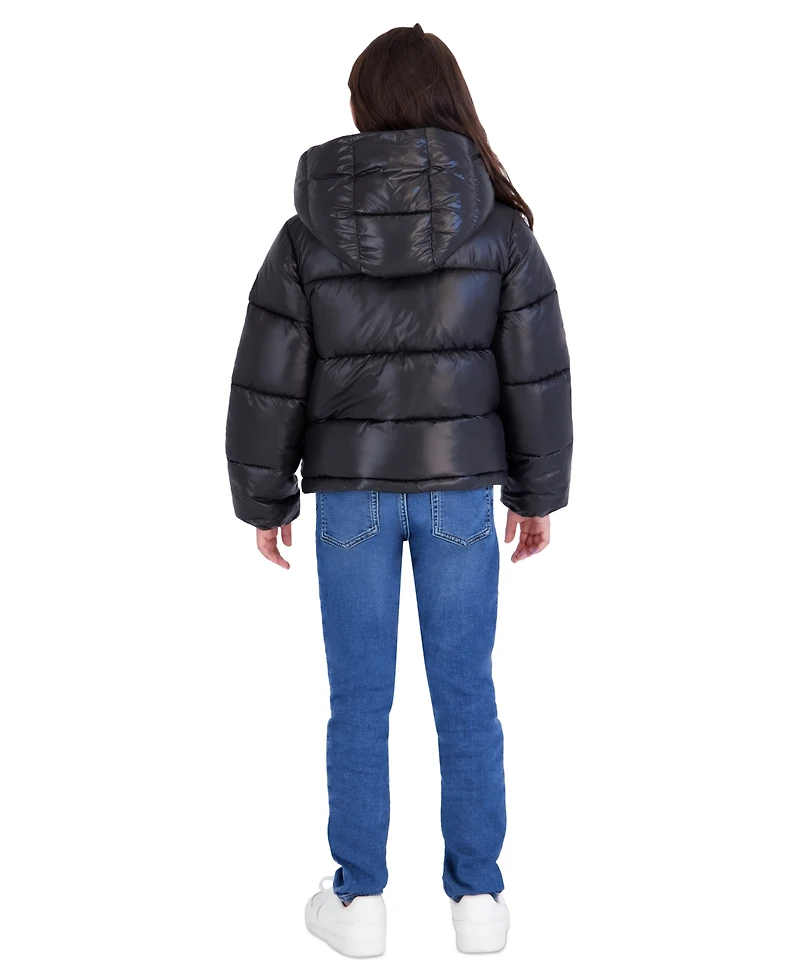 Michael Kors Girls' 5-16 Heavy Weight Long-Sleeve Puffer Jacket