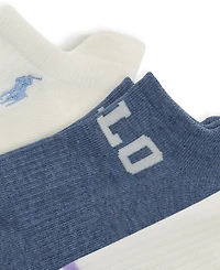 Polo Ralph Lauren Women's Polo Low Cut Socks, 6-Pack