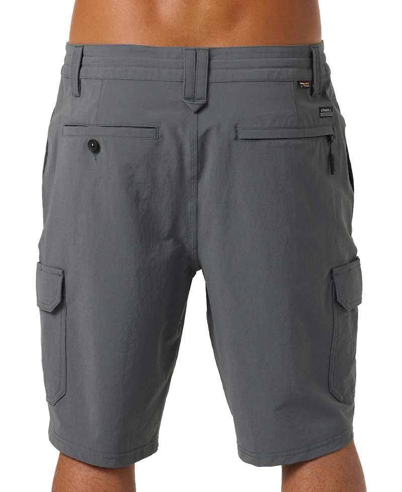 O'Neill Men's Hybrid Stretch Cargo Shorts, 10" Inseam
