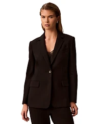 Calvin Klein Women's One-Button Notch Collar Jacket