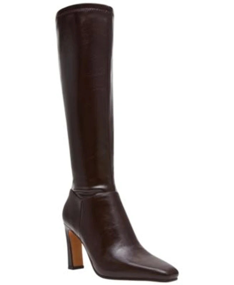 Steve Madden Womens Fior Knee High Dress Boots Regular Wide Calf