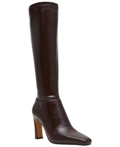 Steve Madden Womens Fior Knee High Dress Boots Regular Wide Calf
