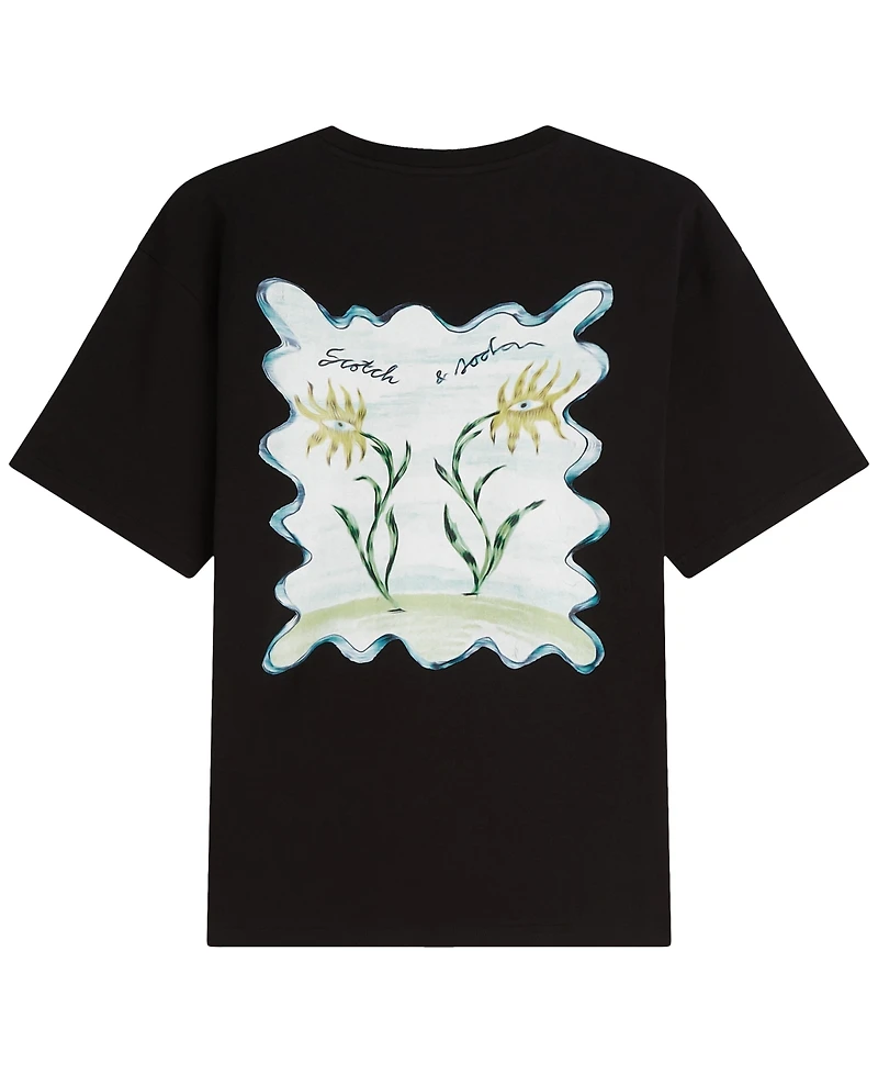 Scotch & Soda Men's Artwork Regular-Fit T-Shirt