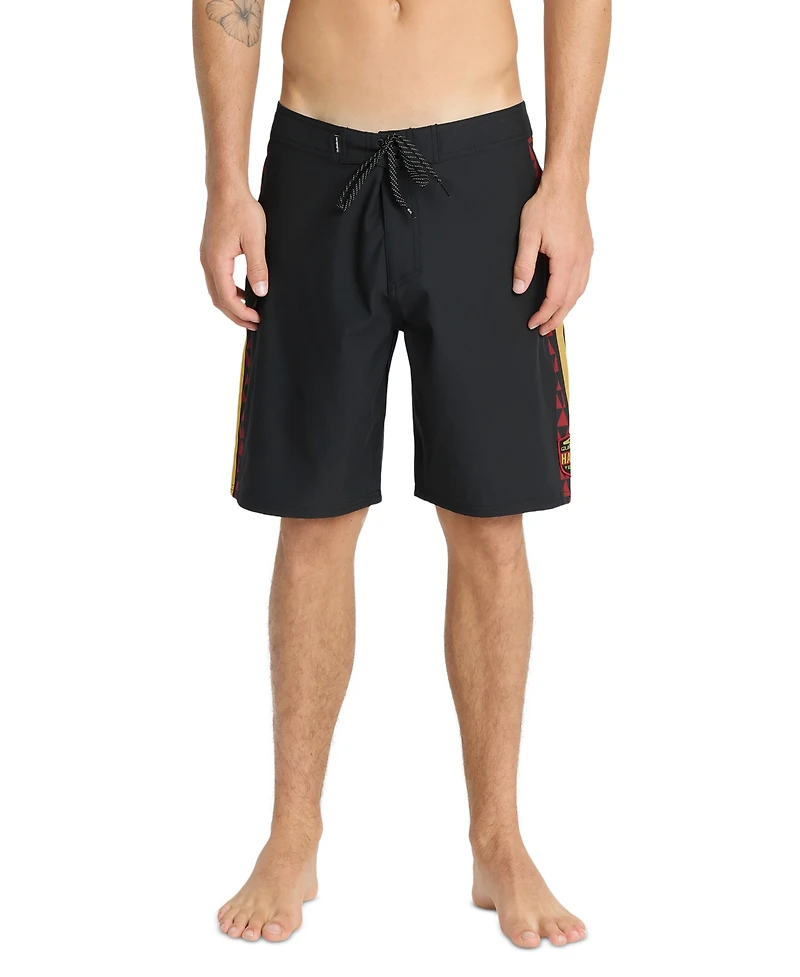 Quiksilver Men's Surfsilk 4-Way Stretch Hawaii Graphic Board Shorts