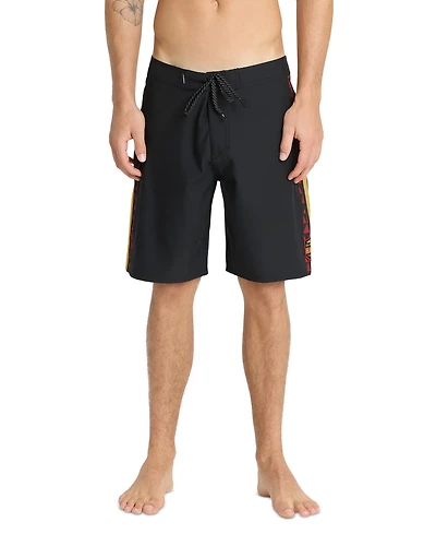 Quiksilver Men's Surfsilk 4-Way Stretch Hawaii Graphic Board Shorts