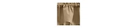 Ellis Curtain Lisa Solid Color Poly Cotton 3" Rod Pocket Duck Fabric Lined Scallop Valance 58" x 15"