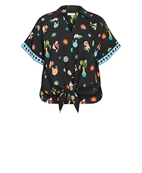 City Chic Women's Print Shirt