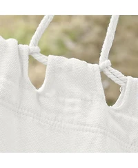 Outsunny Extra Large Boho Hammock with Macrame Tassels,
