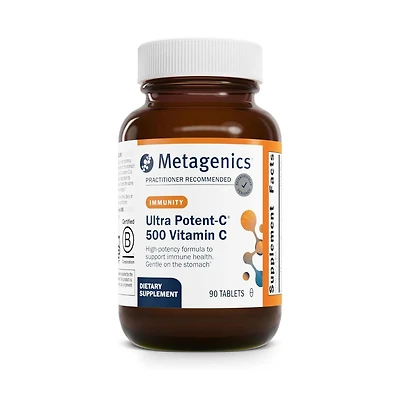 Metagenics Ultra Potent-c 500 - Buffered Vitamin C Supplement for Immune Support, Antioxidant Defense and Collagen Formation