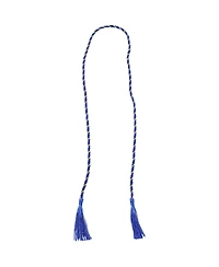 Sunnydaze Decor Indoor and Outdoor Rope Curtain Tiebacks - Blue - Set of 2