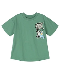 Bluey Toddler Boys 2T- 4T Athletic 2-Piece Tee and Pants Set